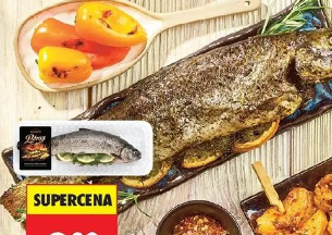 Pstrąg z cytryną i masłem na grilla