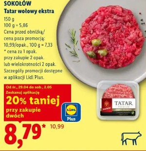 Sokołów Tatar wołowy ekstra