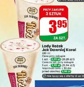 Lody Rożek Jak Dawniej Koral