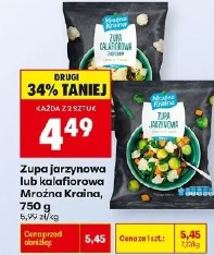 Zupa jarzynowa lub kalafiorowa Mroźna Kraina