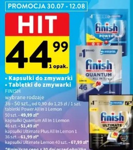 Kapsułki do zmywarki Finish