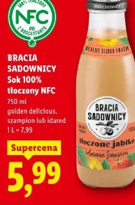Bracia Sadownicy Sok 100% tłoczony NFC