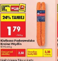 Kiełbasa Podwawelska Kraina Wędlin