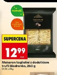 Makaron tagliolini z dodatkiem trufli Biedronka