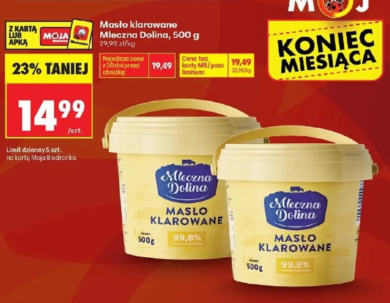 Masło klarowane Mleczna Dolina
