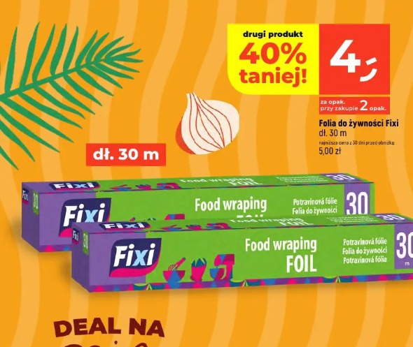 Folia do żywności Fixi