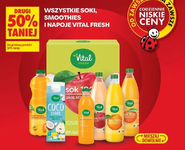 Wszystkie soki, smoothies i napoje Vital Fresh