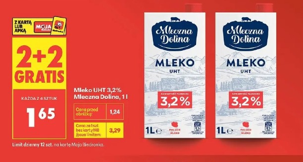 Mleko UHT 3,2% Mleczna Dolina