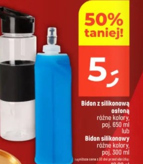 Bidon z silikonową osłoną
