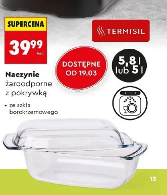 Naczynie żaroodporne z pokrywką Termisil