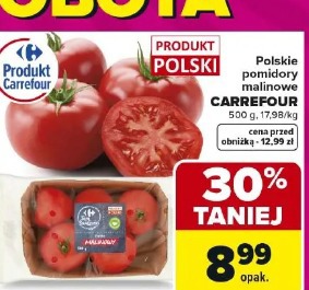 Polskie pomidory malinowe CARREFOUR
