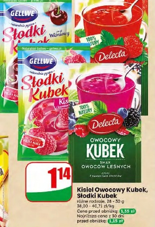 Kisiel Owocowy Kubek, Słodki Kubek