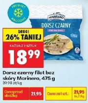 Dorsz czarny filet bez skóry Marinero