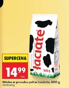 Mleko w proszku pełne Łaciate