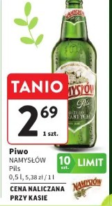 Piwo Namysłów Pils