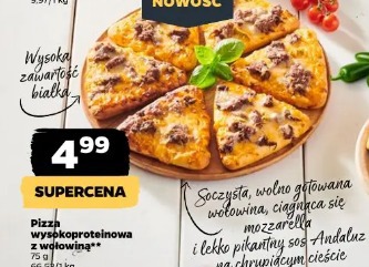Pizza wysokoproteinowa z wołowiną
