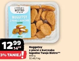 Nuggetsy z piersi z kurczaka łagodne Twoje Bistro