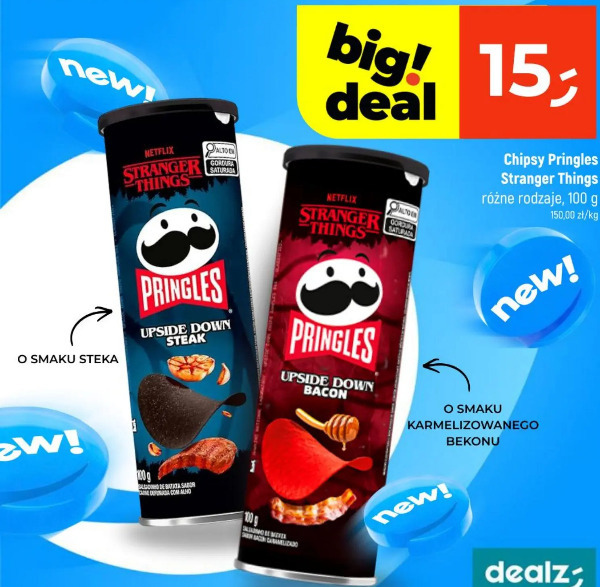 Chipsy Pringles Stranger Things