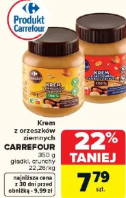 Krem z orzeszków ziemnych Carrefour