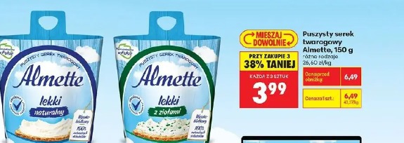 Almette lekki z ziołami
