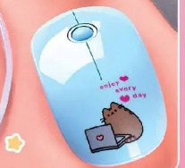 Mysz bezprzewodowa z sensorem optycznym Pusheen