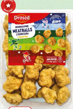 Meatballs z kurczaka z sosem BBQ Drosed