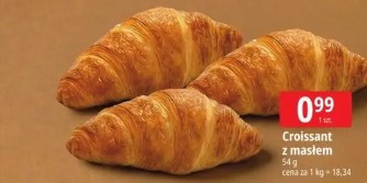 Croissant z masłem
