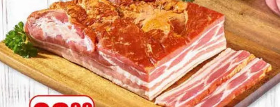 Boczek surowy wędzony