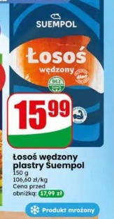 Łosoś wędzony plastry Suempol