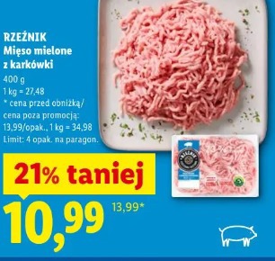 Rzeźnik Mięso mielone z karkówki