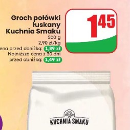 Groch połówki łuskany Kuchnia Smaku