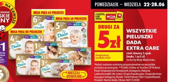 Wszystkie pieluszki Dada Extra Care