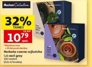 Herbata czarna cejlońska lub earl grey