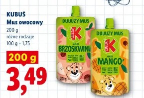 Kubuś Mus owocowy
