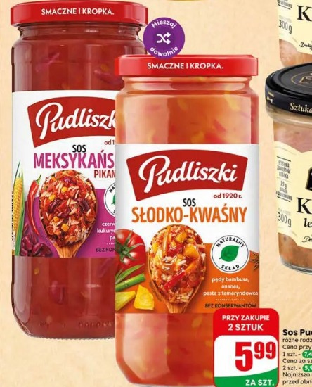 Sos słodko-kwaśny Pudliszki