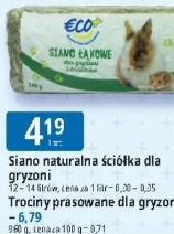 Trociny prasowane dla gryzoni Eco+