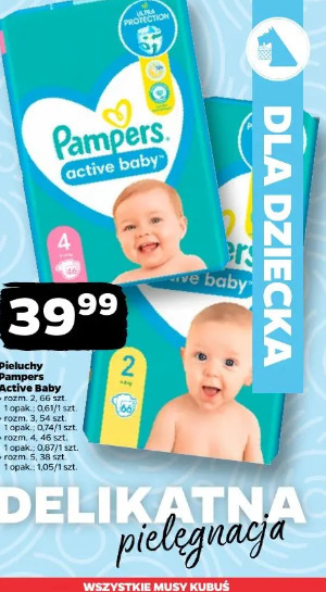 Pieluchy Pampers Active Baby