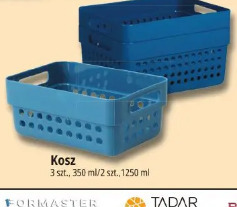 Kosz 3 szt., 350 ml/2 szt., 1250 ml