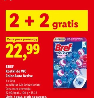 Bref Kostki do WC Color Auto Active