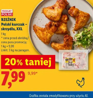 Rzeźnik Polski kurczak - skrzydła, XXL