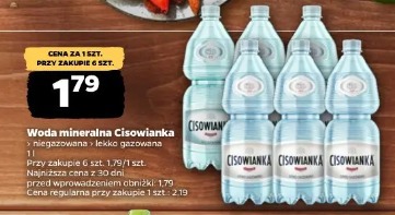 Woda mineralna Cisowianka
