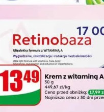 Krem z witaminą A Retinobaza