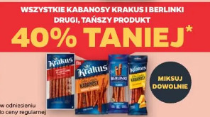 Wszystkie kabanosy Krakus i Berlinki drugi, tańszy produkt