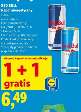 Napój energetyczny Red BULL 
