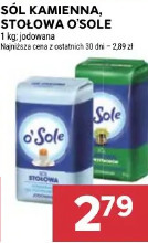 Sól kamienna, stołowa O'Sole