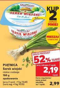 Piątnica Serek wiejski różne rodzaje