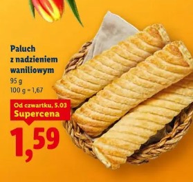 Paluch z nadzieniem waniliowym