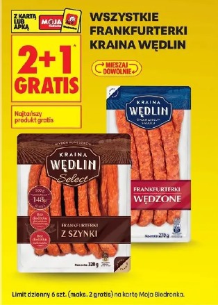 Wszystkie frankfurterki Kraina Wędlin