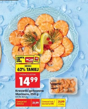 Krewetki gotowane Marinero
