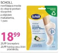 Scholl maska do stóp w postaci skarpetek z olejkiem makadamia